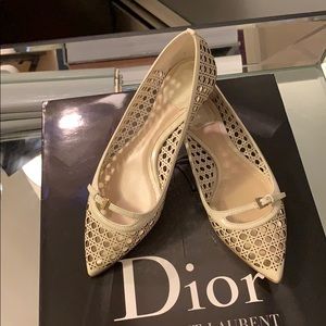 Christian Dior Lady Cannage Ballerina - Size 37